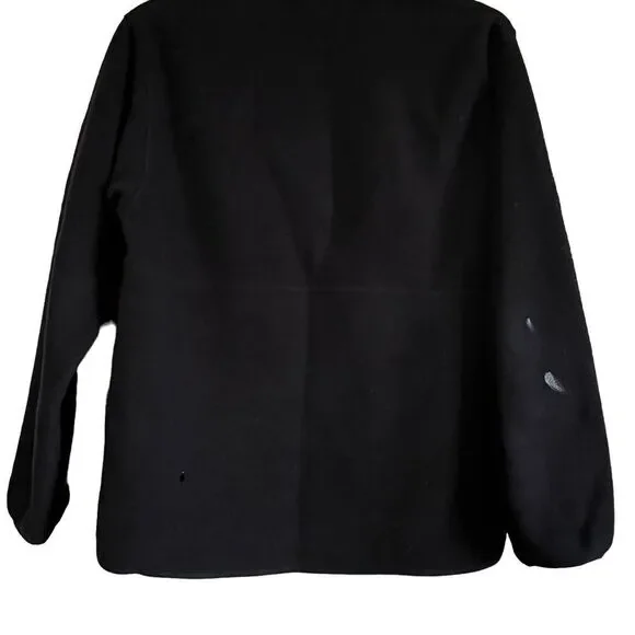 Patagonia Men's Synchilla Marsupial Pullover 1/2 Zip Black Fleece Sweater M - Picture 9 of 15